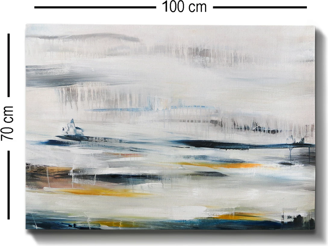 Pikturë dekorative në kanavacë, shumëngjyrëshe, 70x100cm, kornizë druri