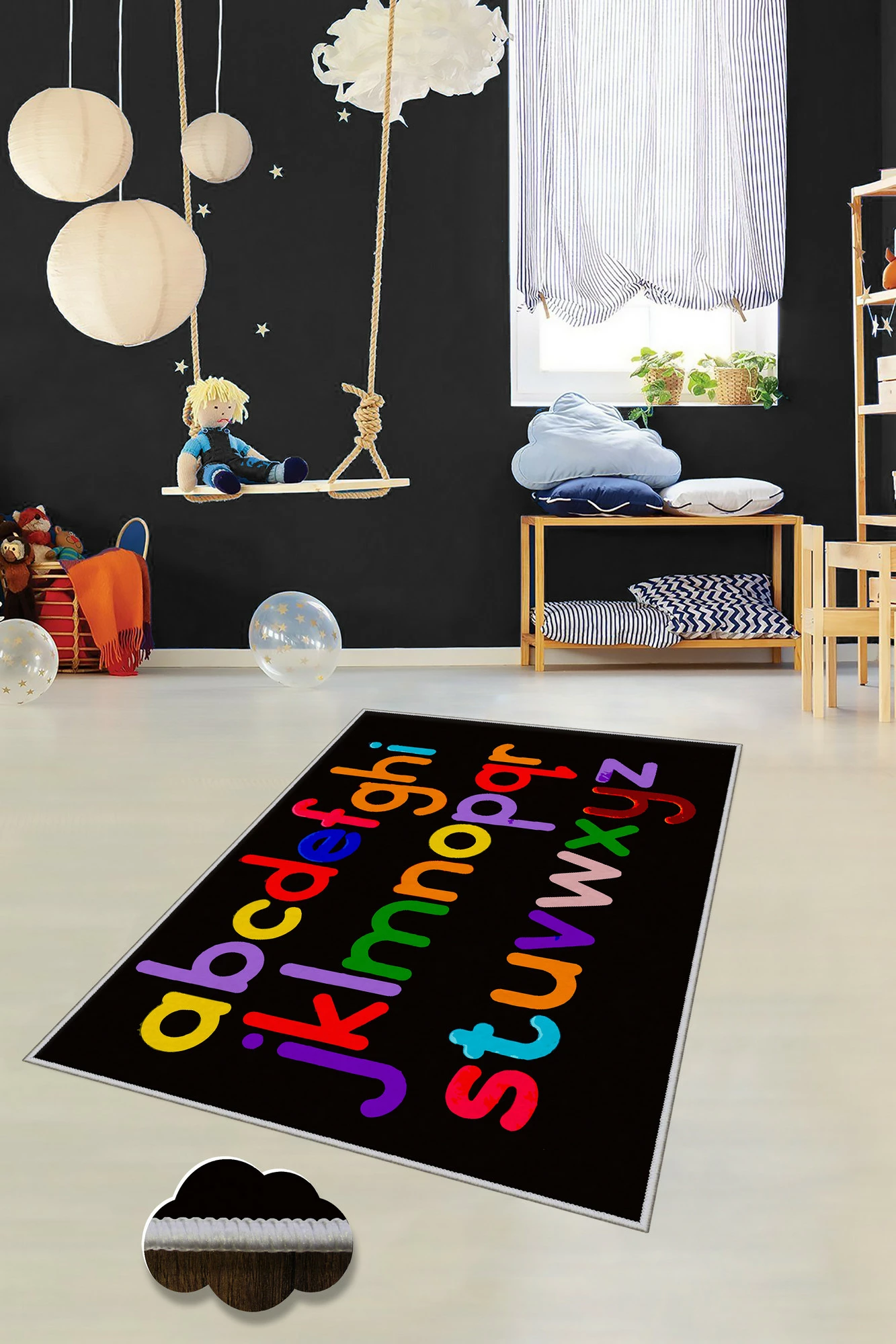 Qilim korridori, shumëngjyrësh, 80x200cm, Conceptum Hypnose, WOOKECE144