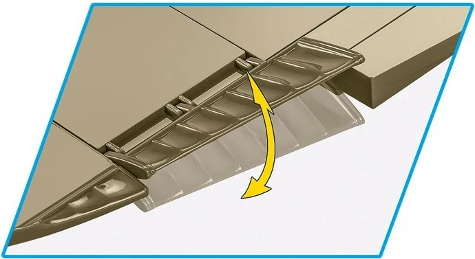 Set blloqesh Cobi Klocki Lockheed P-38H Lightning, 652 pjesë, Historical Collection
