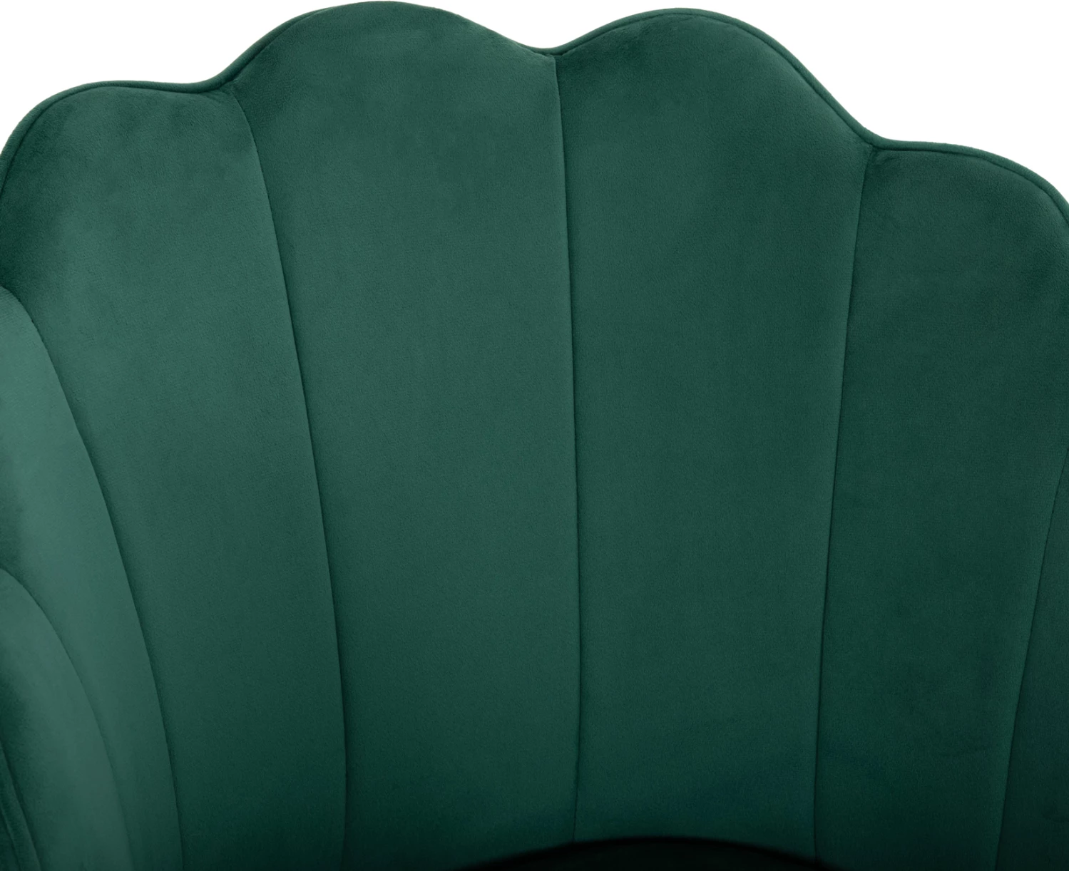Karrige FH8737.03 kadife jeshile me kornizë metalike ari 48x48x85 cm., set prej 2 copë