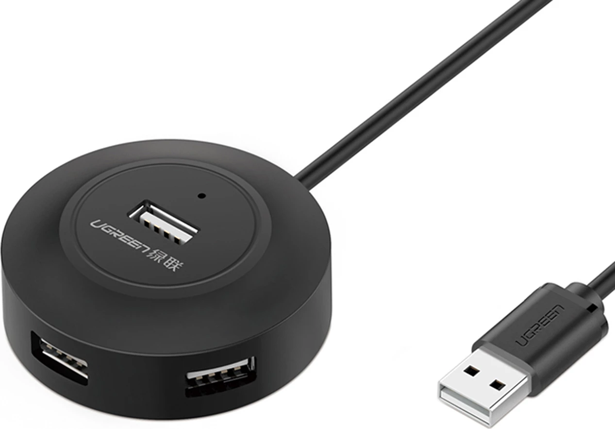 HUB USB Ugreen CR106, 4xUSB-A 2.0, 1m, i zi