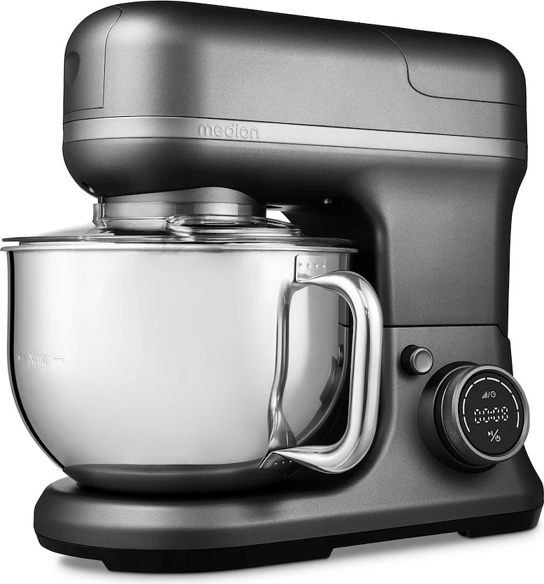 Robot kuzhine Medion LIFE MD18440g, 4-në-1, me tas inox dhe blender, gri