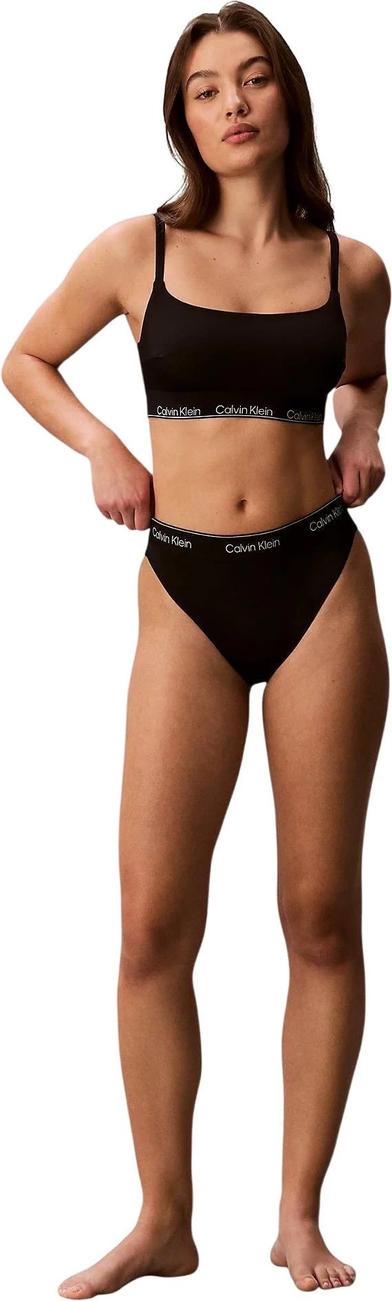 Të poshtme noti për femra Calvin Klein Jeans BRAZILIAN LV00Q61131, të zeza [Madhësia: S]