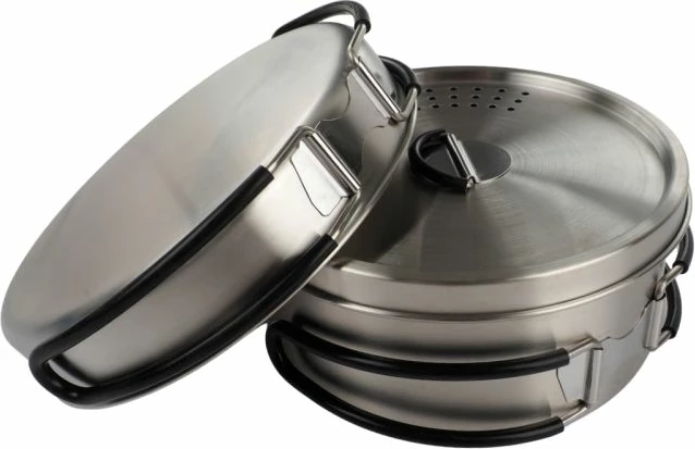 Set enësh për kamping Campingaz Trekking Kit 2197185, çelik inox