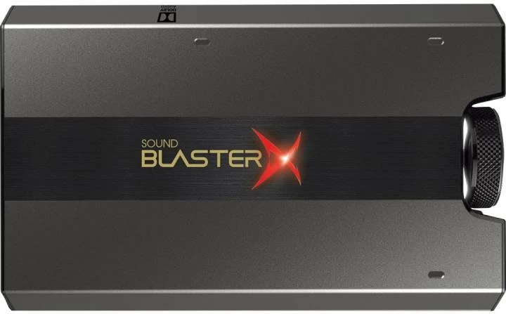 Kartë zëri, Creative Sound BlasterX G6 (70SB177000000), 7.1, 32-bit, USB, e jashtme, e zezë