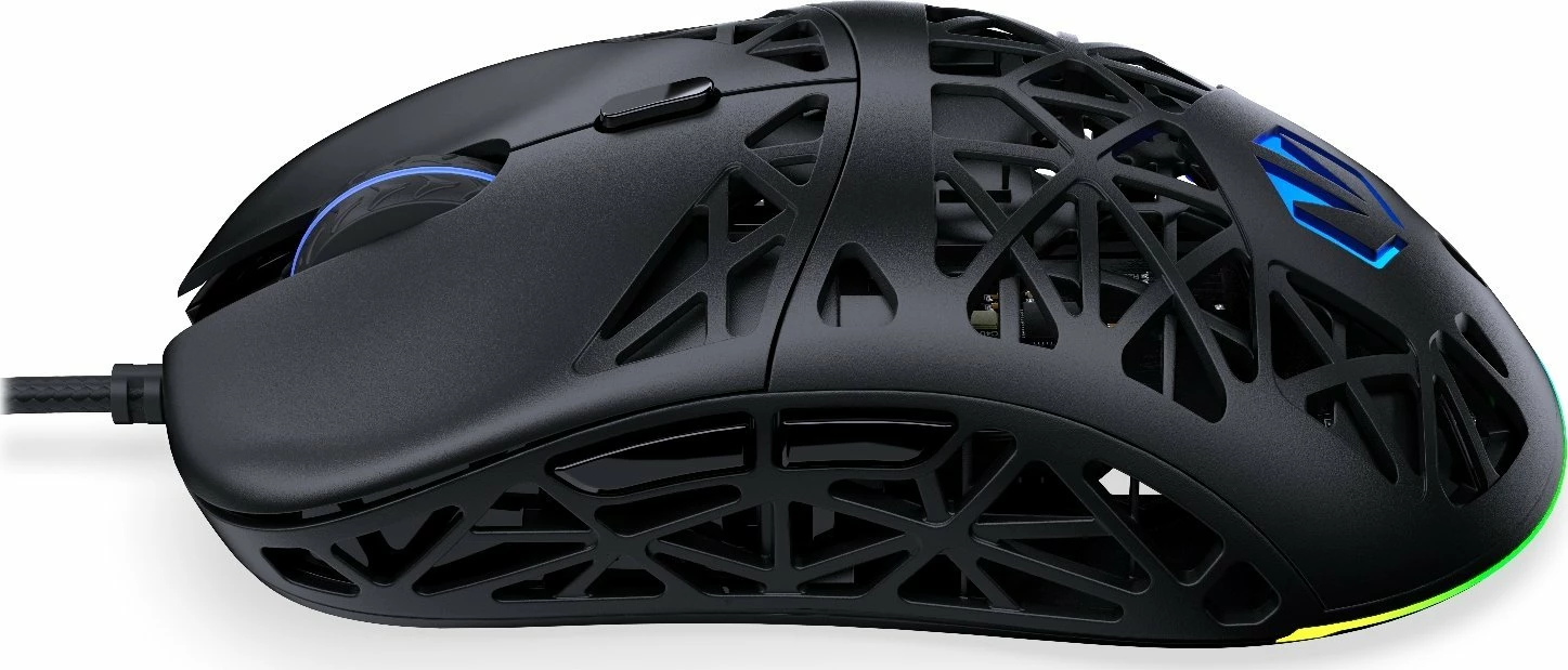 Maus Endorfy LIV EY6A020 12000 DPI USB me kabllo RGB 6 butona, e zezë