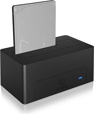 Docking station ICY BOX IB-1121-C31, USB 3.2 Gen 2, Anthracite, Black