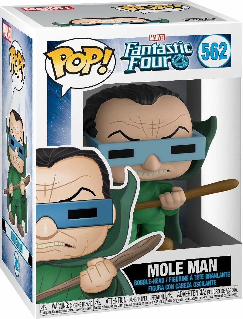 Figurinë koleksionuese Funko POP! Marvel Fantastic Four Mole Man