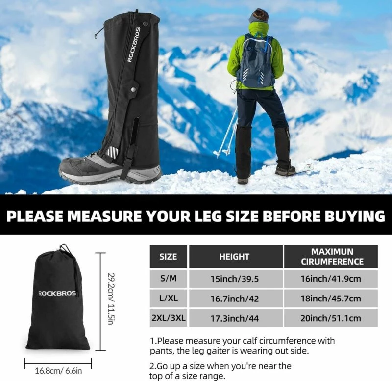 Mbështjellëse këmbësh Rockbros për biçikletë, të zeza