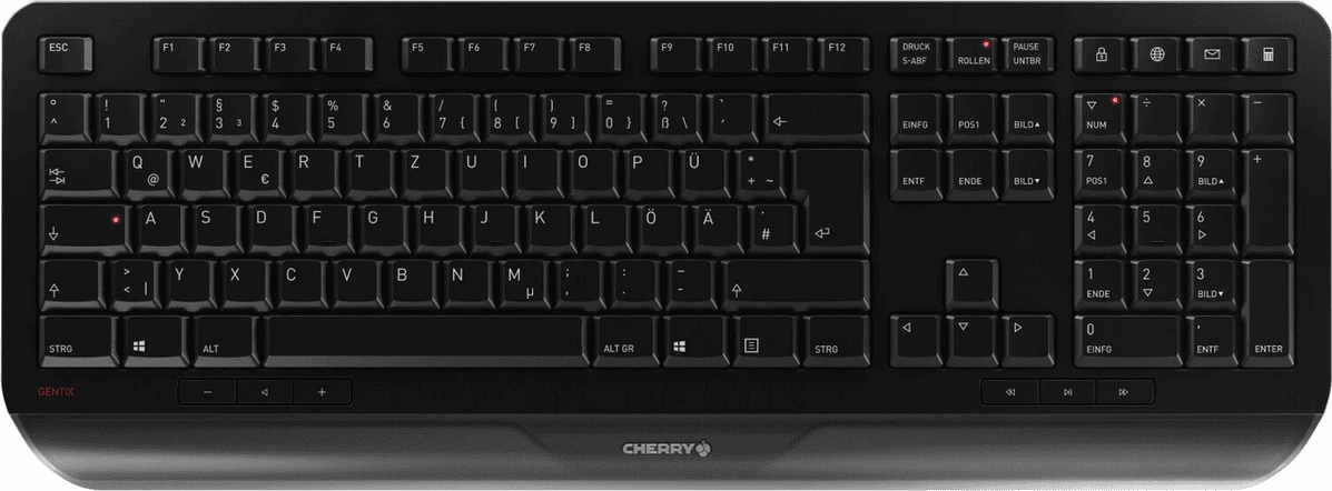 Set maus dhe tastierë Cherry GENTIXB JD-7000DE-2, layout gjerman (DE), USB Type-C, e zezë