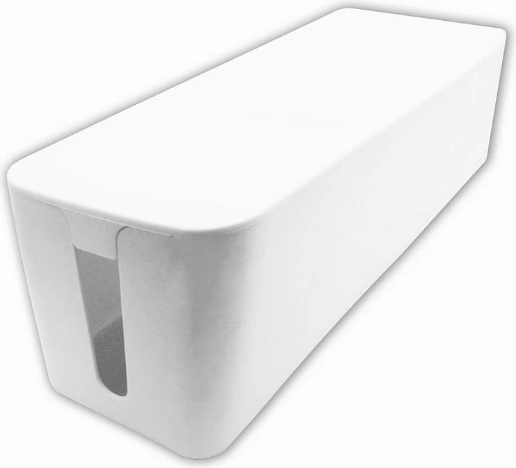 Kuti për menaxhim kabllosh VALUE 19.99.3237, plastike, 407x157x133.5 mm, e bardhë
