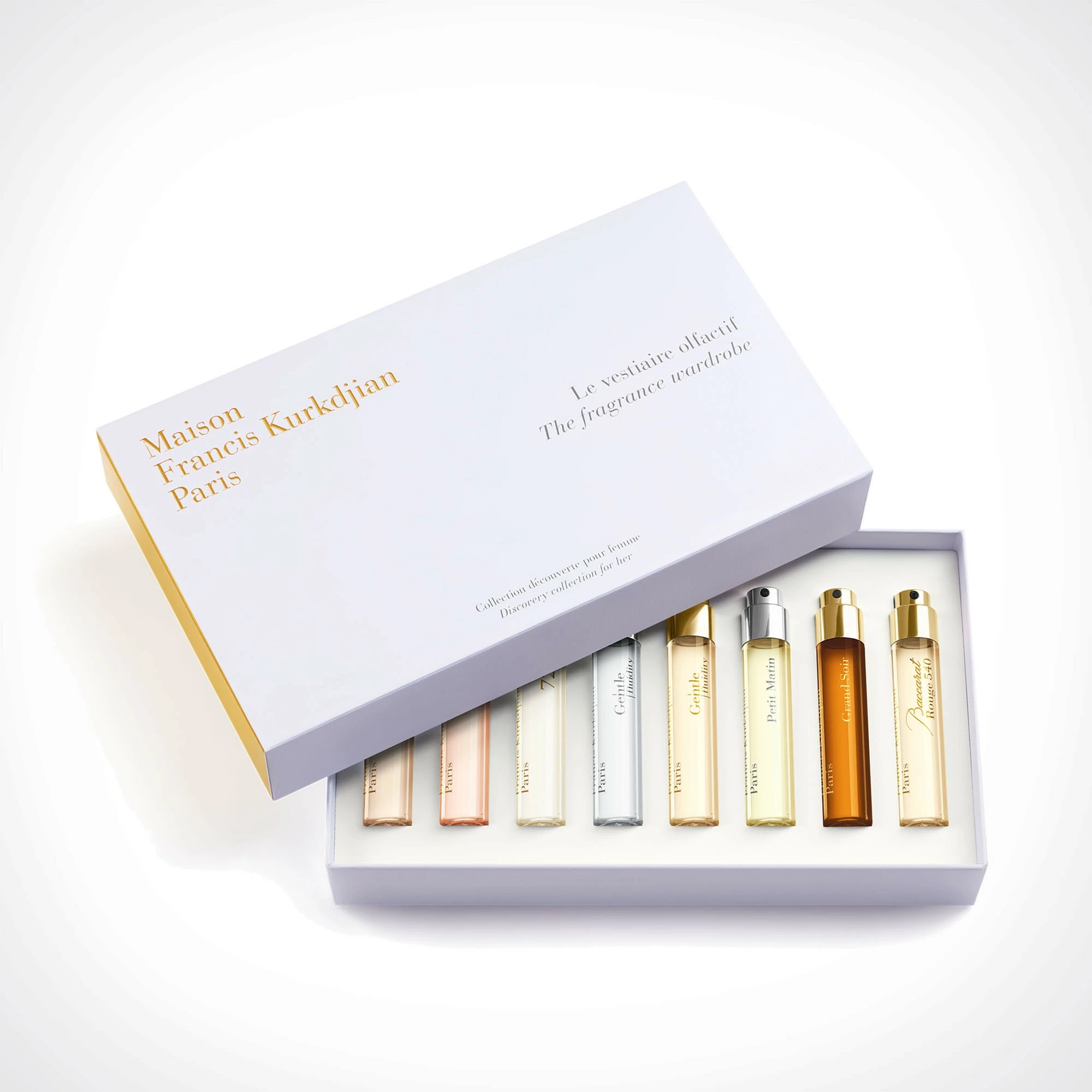 Set udhetimi per femra Maison Francis Kurkdjian Fragrance Wardrobe, 8x11ml