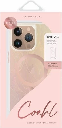 Mbështjellës UNIQ Coehl Willow me magnet për iPhone 16 Pro, Iridescent