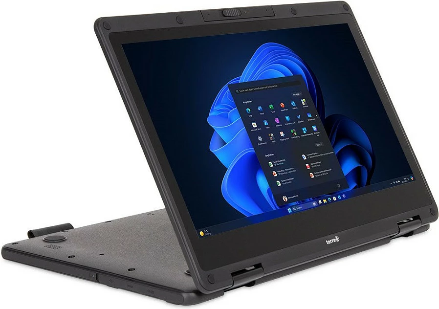 Laptop 2-në-1 Terra Mobile 360-11V4, 11.6", Intel N, 4GB RAM Memorje, 128GB SSD, Touchscreen, Windows 11 Pro Education, i zi