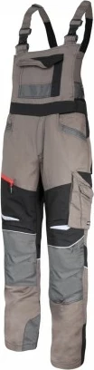 Pantallona pune me rripa LAHTI PRO L4060906 3XL fleksibile kaki-zi