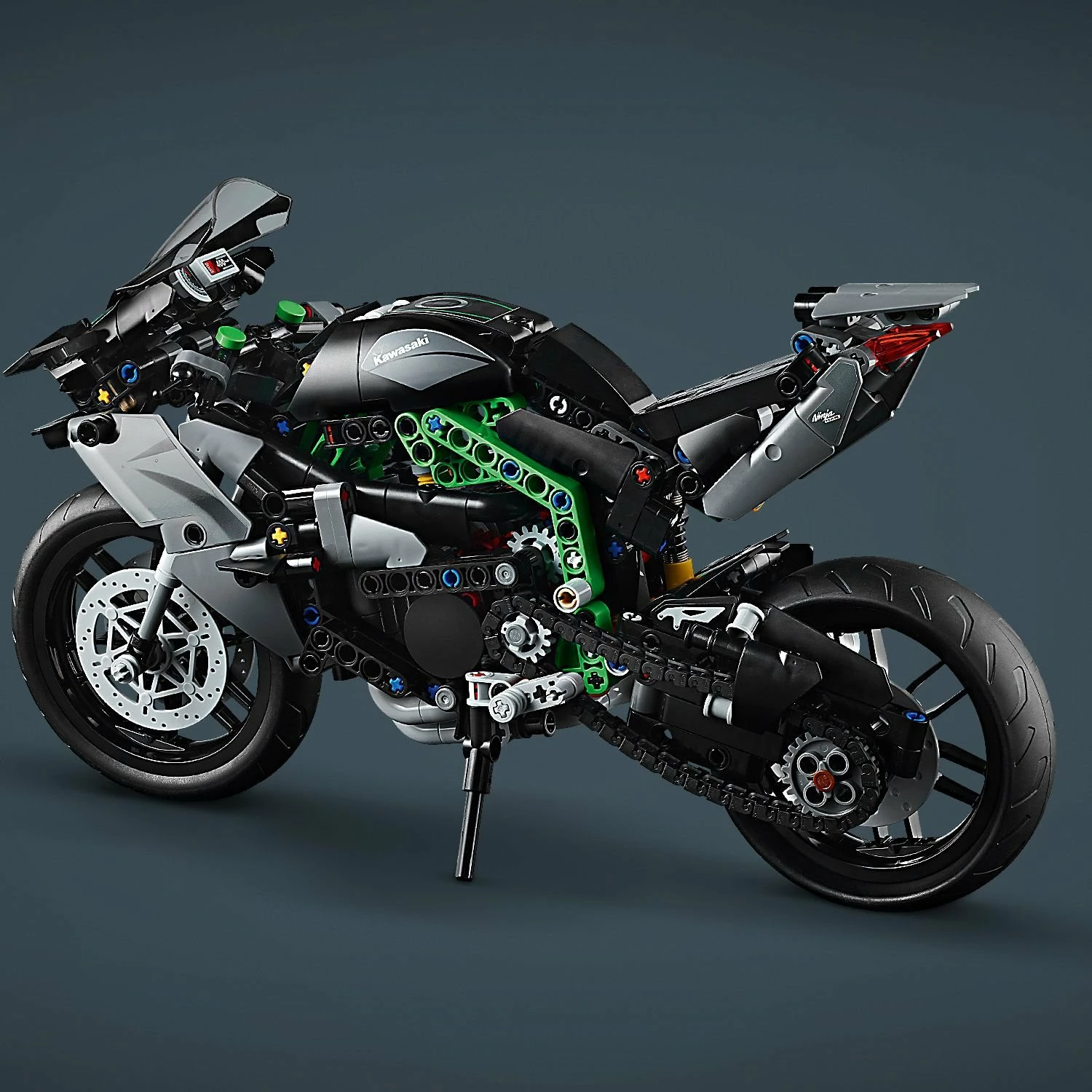 Set ndërtimi LEGO Technic Kawasaki Ninja H2R 42170, 643 copë, shkallë 1:8