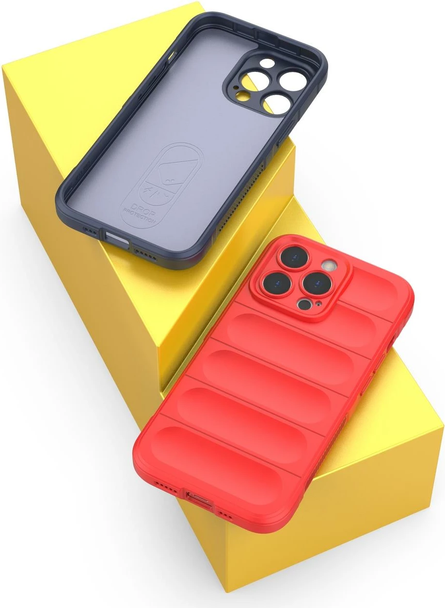 Mbështjellës Hurtel Magic Shield Case për iPhone 13 Pro Max, TPU, Blu e çelët