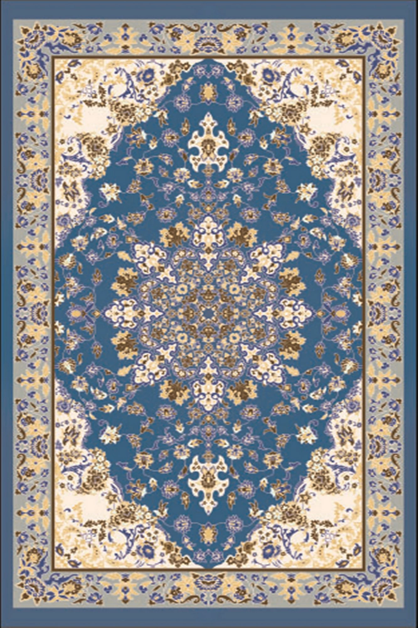 Qilim për korridor, ngjyrë blu, Conceptum Hypnose, Els1016 - S, 80x150cm