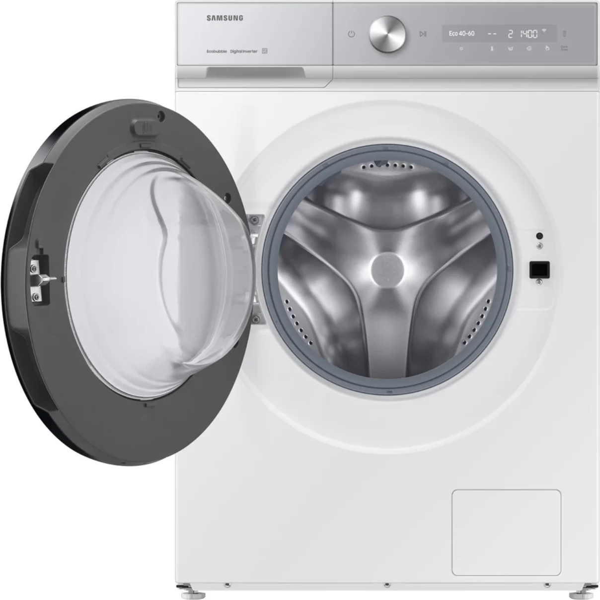 Makine larëse, Samsung, WW90DB8U9FGHU4, AI Ecobubble QuickDrive Auto Dispense me avull, e bardhë