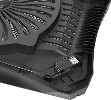 Baza ftohëse për laptop Thermaltake Massive V20 CL-N004-PL20BL-A, 17\", LED, e zezë