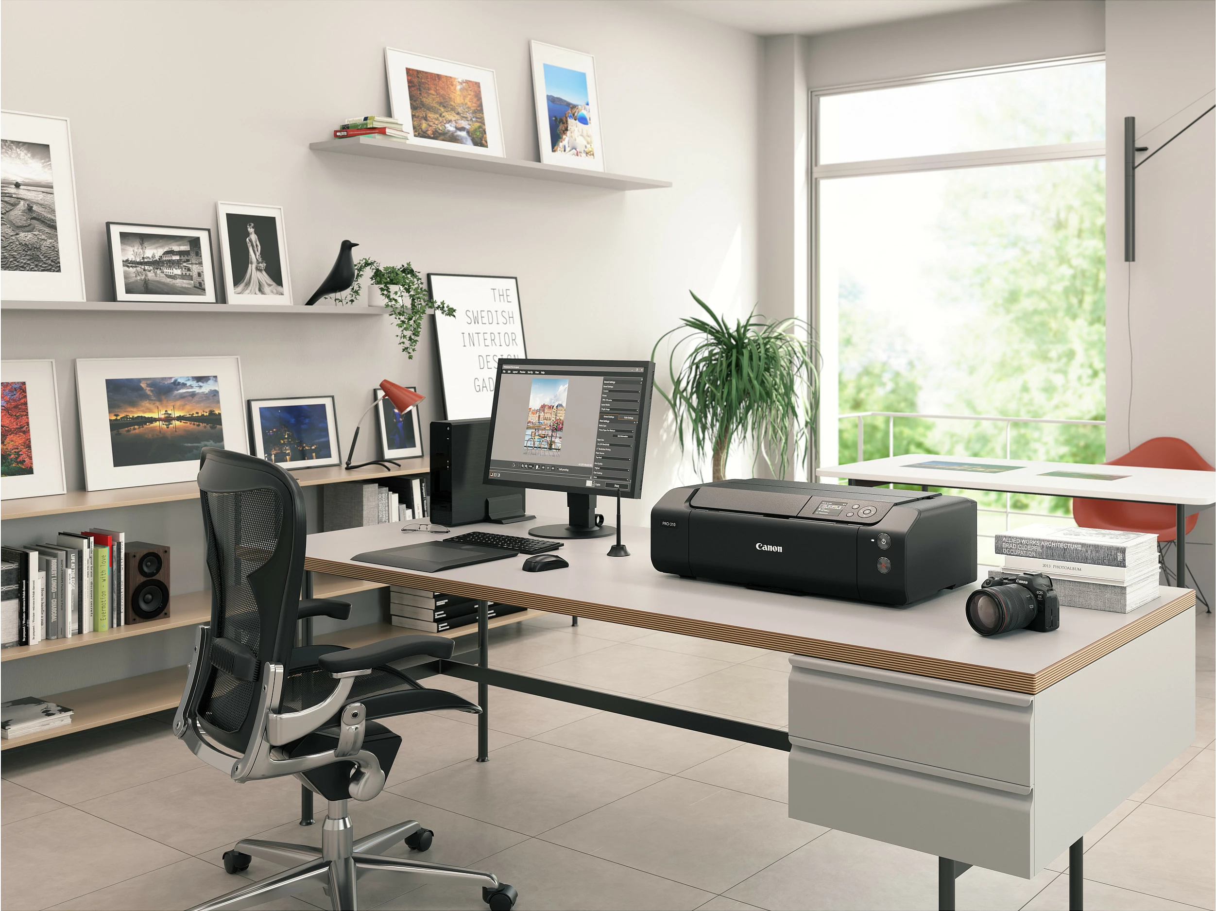 Printer Canon imagePROGRAF PRO-310, A3+, 4800x2400 DPI, 10 kartrixha, i zi
