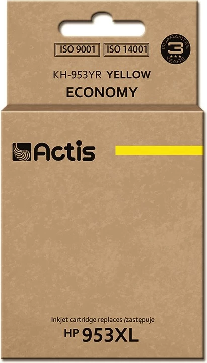 Ngjyrë zëvendësuese Actis KH-953YR për printer HP, e verdhë 