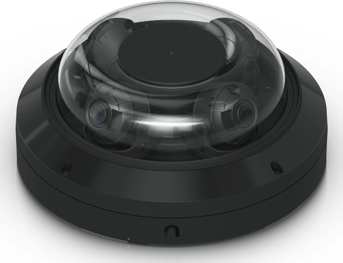Kamerë sigurie Ubiquiti UVC-AI-MS-4-B, 4K 360°, Gigabit Ethernet, IR, MicroSD, IP66/IK10, e zezë