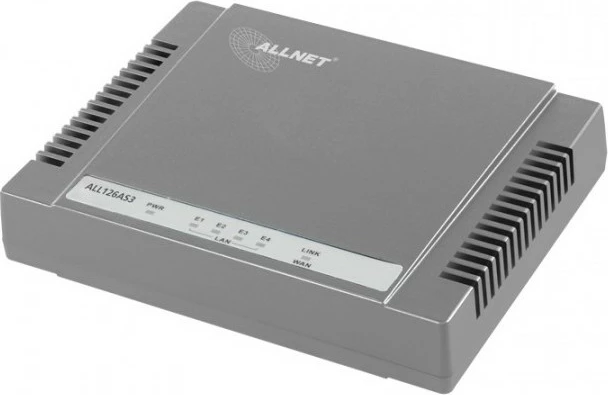 Router VDSL2 ALLNET ALL126AS3, 100 Mbps, 4 porta LAN, 2 porta modem, CE