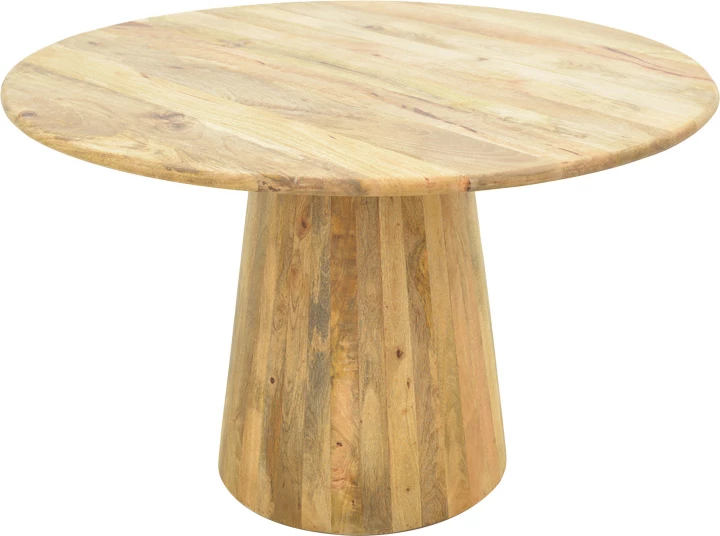 Tavolinë Rahma, dru mango i fortë, ngjyrë natyrale, 120x77cm