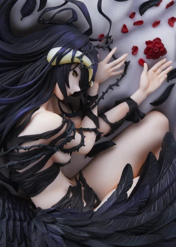 Figurinë koleksionuese Square Enix Albedo Ending Ver. (Art by so-bin) 1/7, PVC/ABS, 27×20×17 cm, e zezë/artë