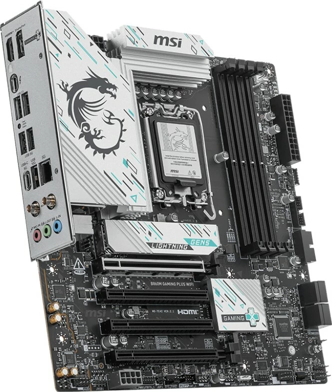 Pllakë amë MSI B860M GAMING PLUS WIFI, LGA1851, micro ATX