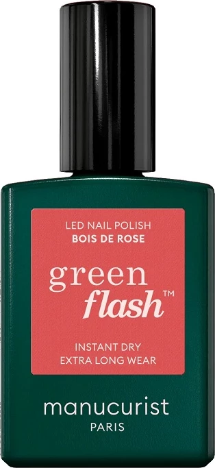 Llak për thonj për femra Manucurist Green Flash Bois De Rose 15ml