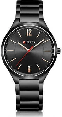 Orë dore për meshkuj Curren 8280, e zezë