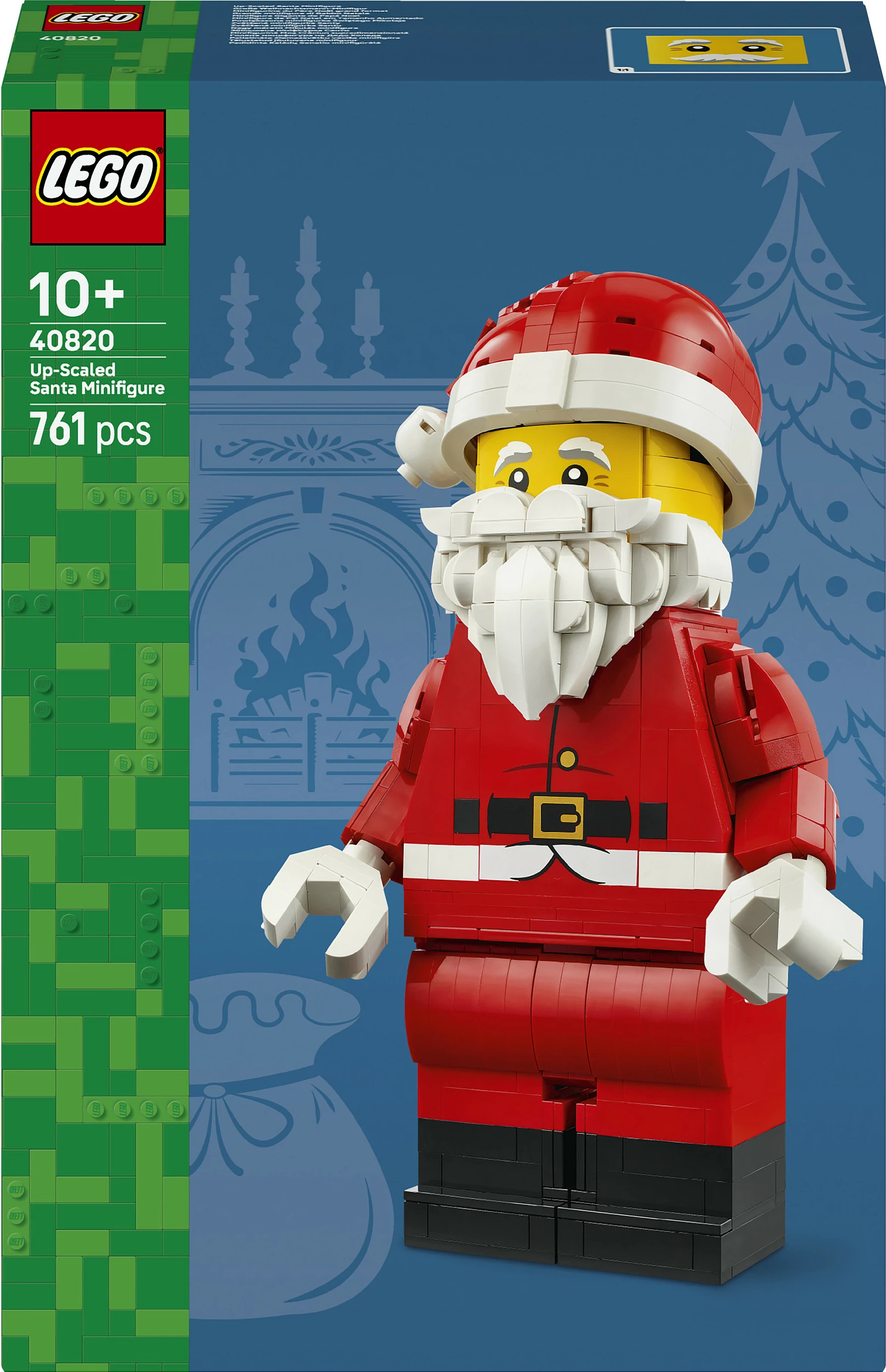 Set LEGO 40820 Minifigurë e madhe Babadimër, 761 copë, 10+, kuqe/bardhë