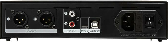 Amplifikator kufjesh HiFiMAN EF400 Amp, DAC Hymalaya R2R, 4.4W, i zi/argjendtë