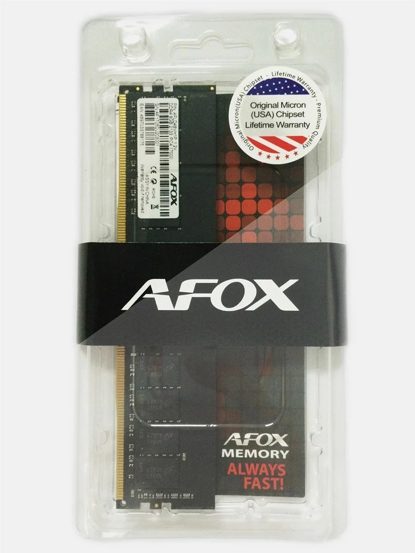 RAM memorje AFOX DDR4 4GB 3200MHz DIMM për PC