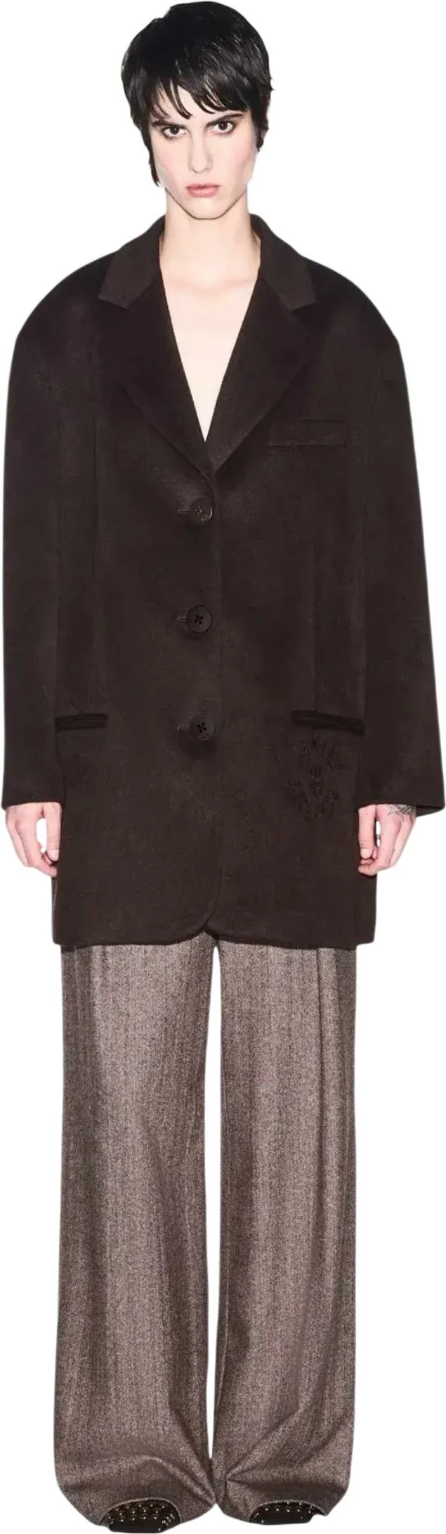 Pallto për femra Armani Exchange XW003139 AF26076, kafe e errët