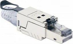 Konektor RJ45 Intellinet Cat6a 10G, toolless STP, kontakte gold-plated, çelik inox