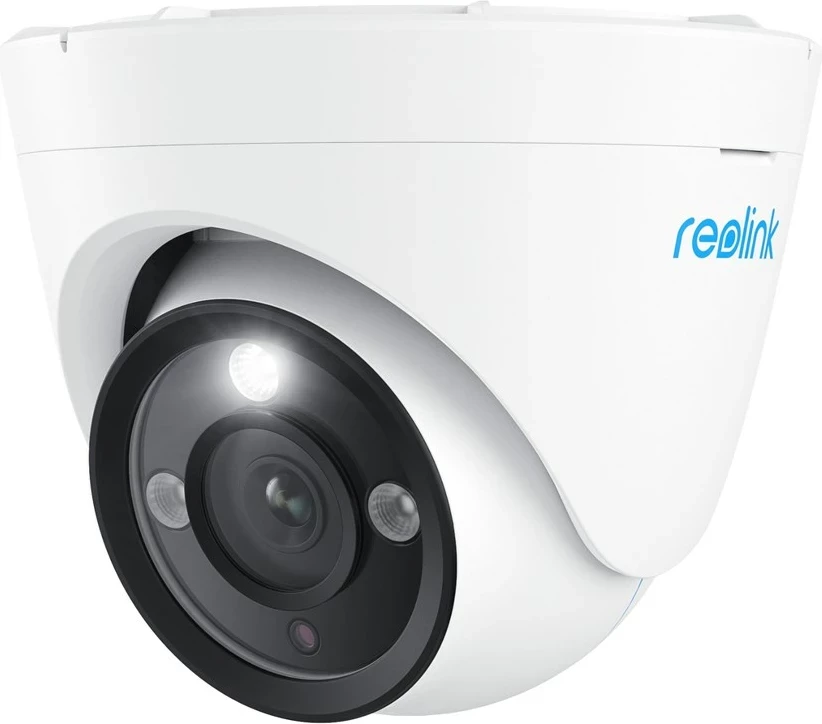 Kamerë sigurie Reolink P434, 4K, PoE, zmadhim optik 3X, detektim personi/automjeti/kafshe, vizion nate me ngjyra, e bardhë
