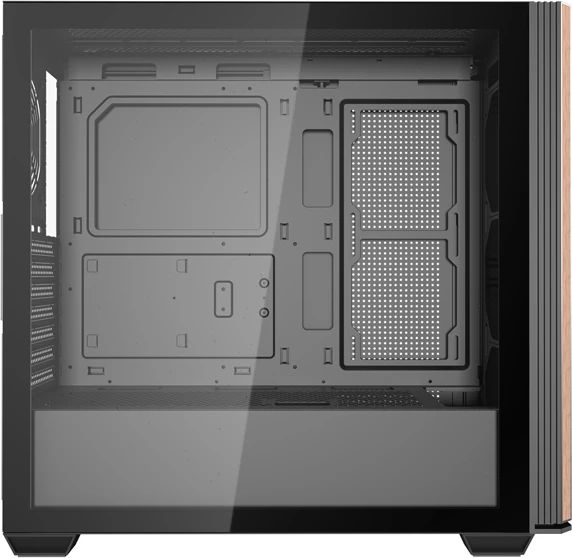 Kasë Darkflash DS900WS ATX Midi Tower, tempered glass, pa ventilatorë, e zezë