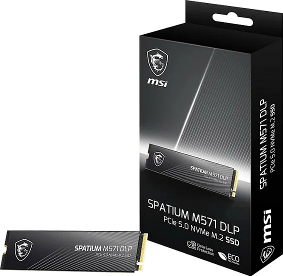 SSD M.2 MSI Spatium M571 2TB, PCIe Gen5 x4 NVMe, 2280