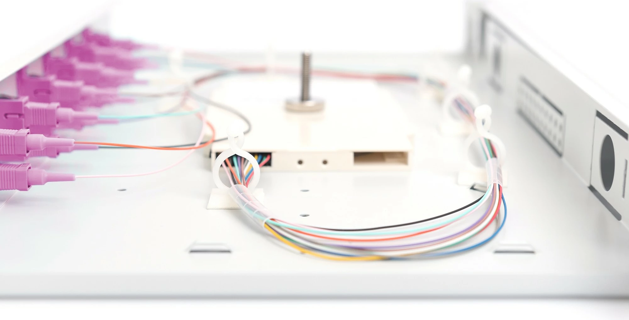 Kuti splice fiber optik Digitus, 1U, 6x SC DX, OM4, çelik, hiri