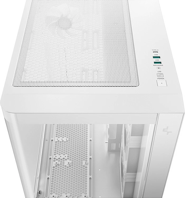 Kasë DeepCool CG530U 4F, Tower ATX/micro ATX/ITX, Tempered Glass, e bardhë