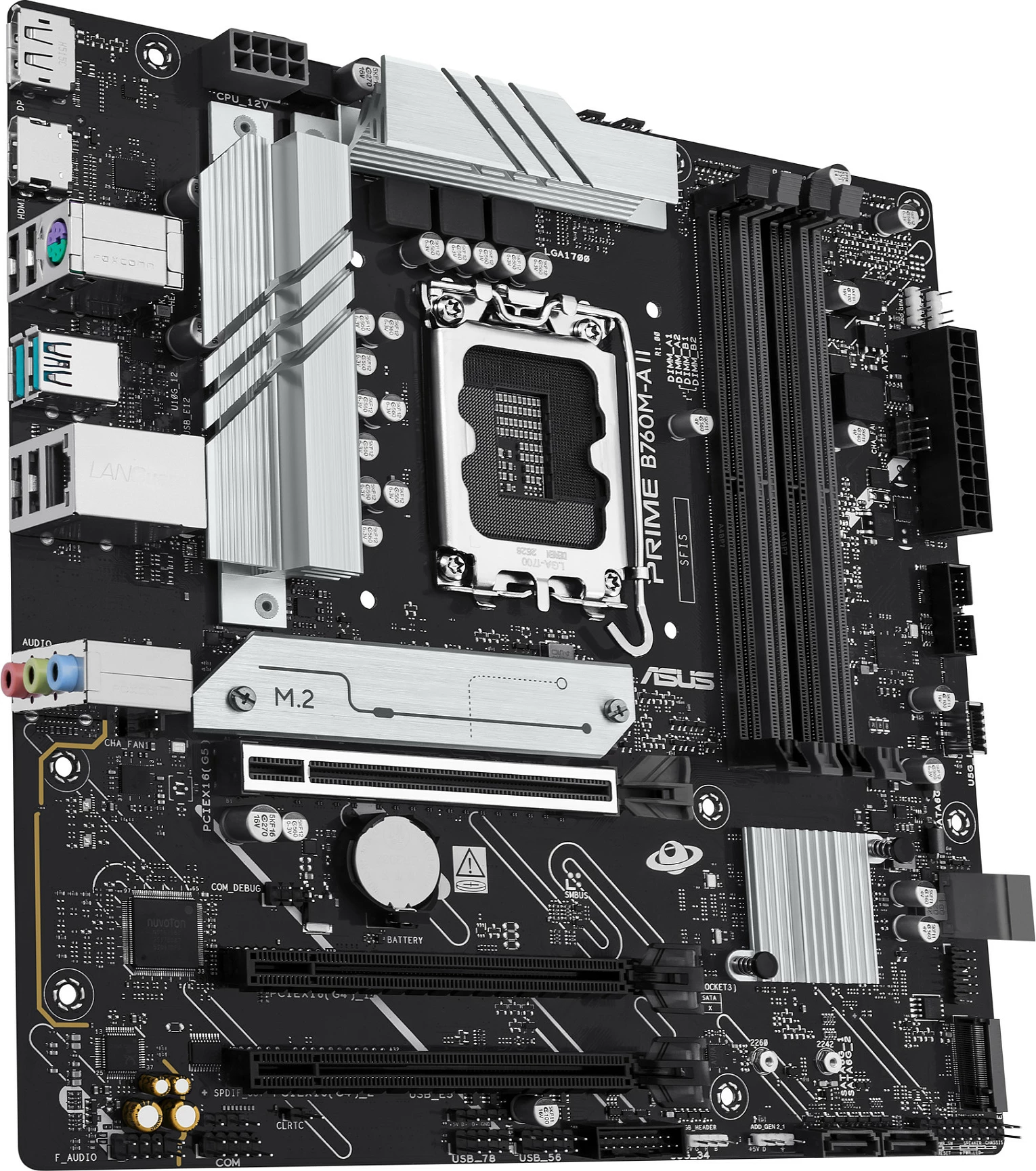 Pllakë amë ASUS PRIME B760M-A II-CSM, Intel B760, LGA 1700, DDR5, micro ATX