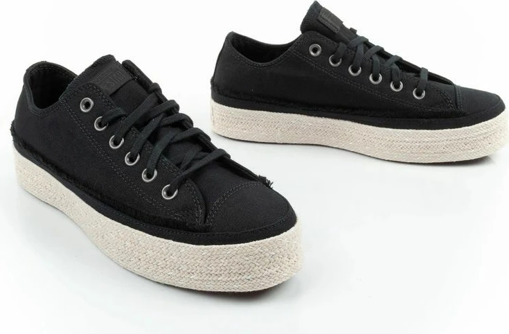 Atlete femra Converse Chuck Taylor Espadrille OX 567685C, të zeza [Madhësia: 37.5]