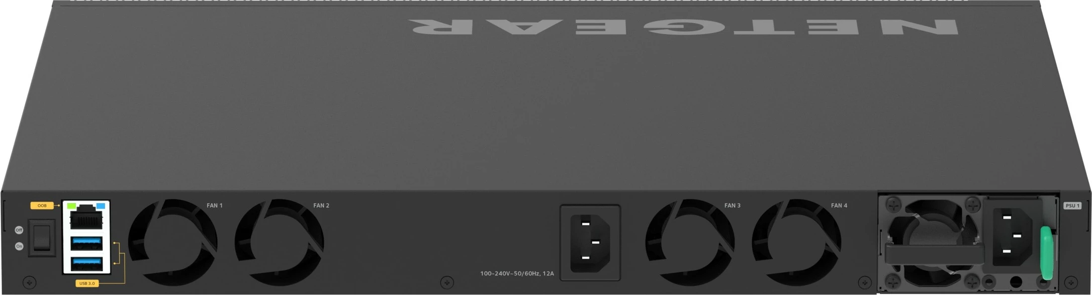 Switch NETGEAR M4350-24X4V, Managed, L3, 10G Ethernet, PoE, Rack mounting, 1U