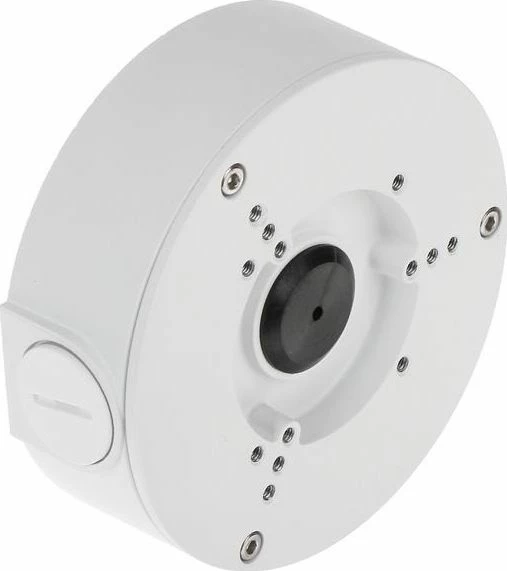 Kuti montimi për kamerë CCTV Dahua PFA130-E, alumini, IP66, Ø124 x 41 mm, e bardhë