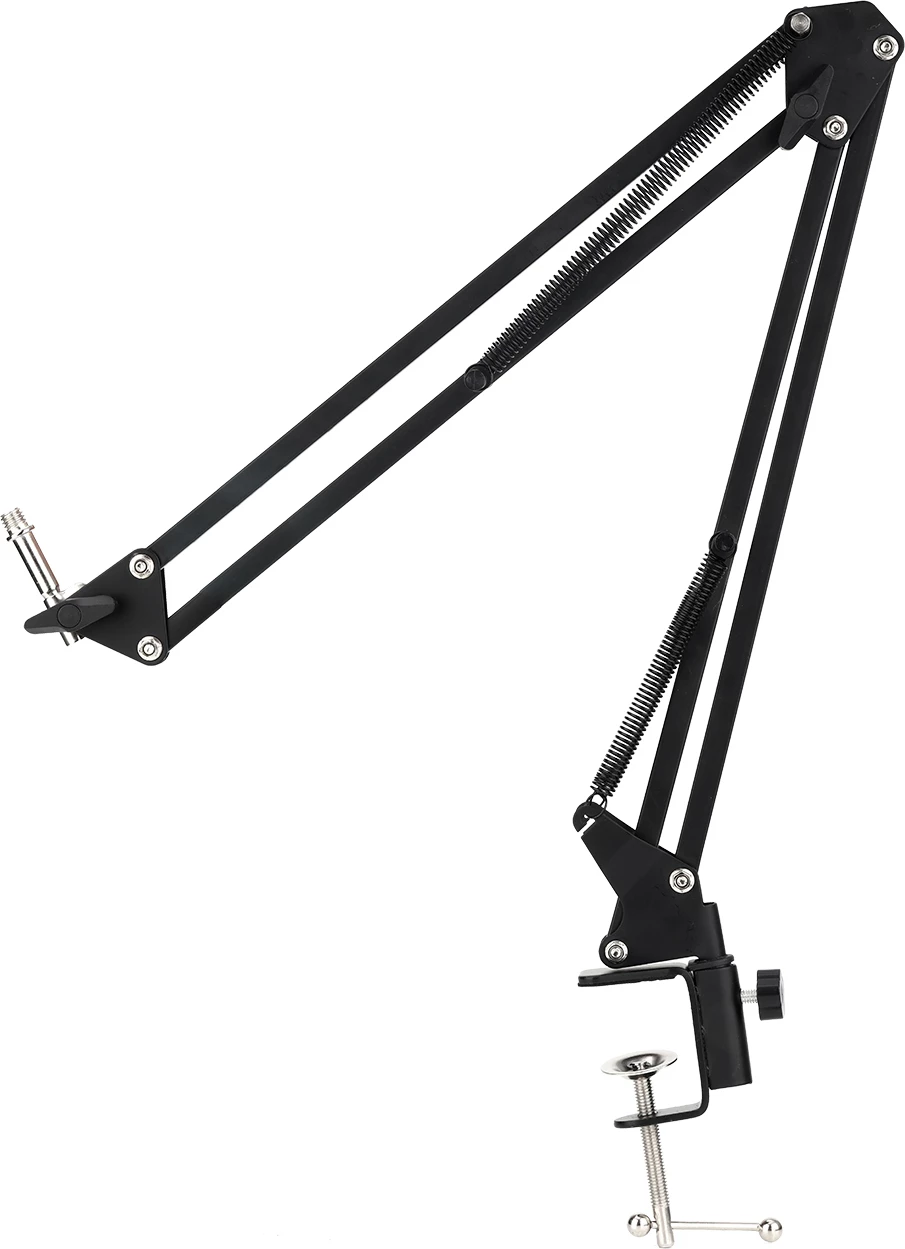 Mikrofon BOYA K3 me kabllo USB-C, 48 kHz/16-bit, superkardioid, RGB, me stativ tavoline & pop filter, i zi