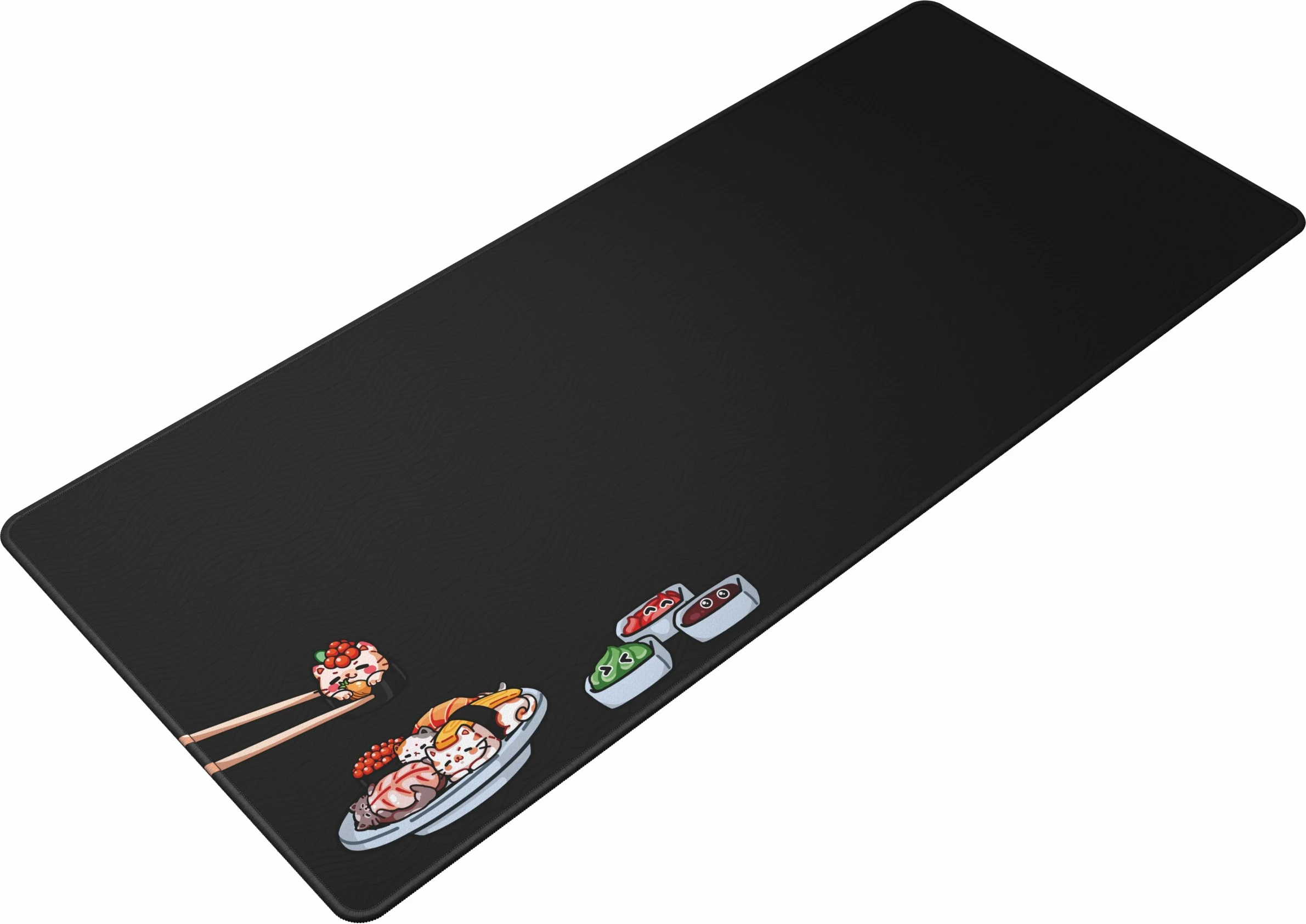 Mauspad Dark Project Sushi Cats Dark XL DPMP_SUCATS_DARK_XL 90×40 cm 4 mm, i zi