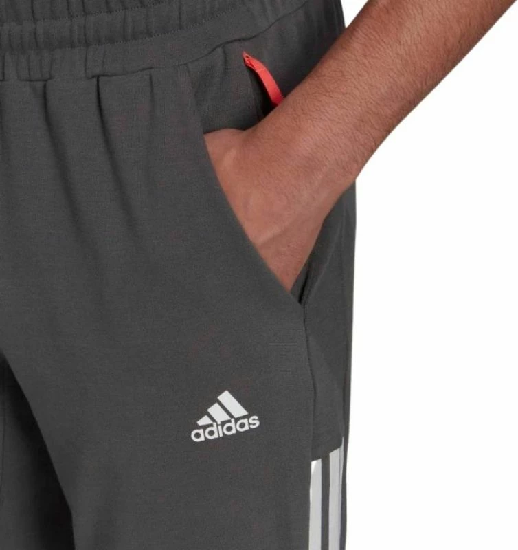 Pantallona sportive për meshkuj adidas, ngjyrë grafit